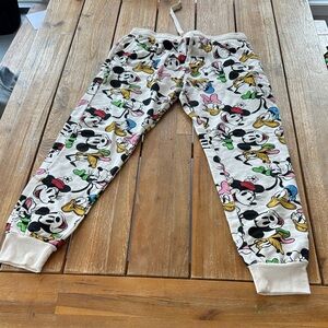 Colorful Cartoon Character Print Joggers